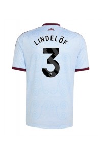 Aston Villa Victor Lindelof #3 Jalkapallovaatteet Kolmaspaita 2026-27 Lyhythihainen